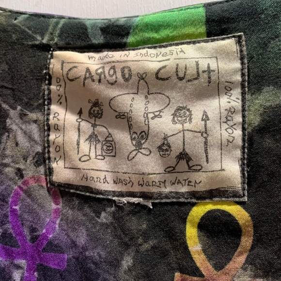 VEST VINTAGE MULTI COLORED REVERSEABLE SIZE LARGE - Picture 5 of 6